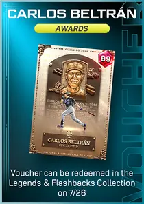 Carlos Beltran Awards Series Voucher