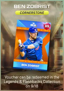 Ben Zobrist Cornerstone Series Voucher