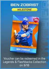 Ben Zobrist Milestone Series Voucher