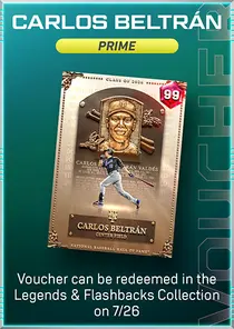Carlos Beltran Prime Series Voucher