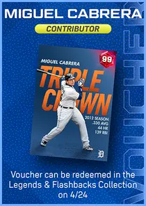 Miguel Cabrera Contributor Series Voucher