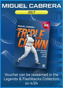 Miguel Cabrera Jolt Series Voucher