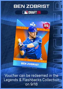 Ben Zobrist 2026 Draft Series Voucher