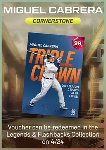 Miguel Cabrera Cornerstone Series Voucher