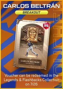 Carlos Beltran Breakout Series Voucher