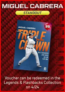 Miguel Cabrera Standout Series Voucher
