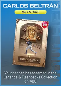 Carlos Beltran Milestone Series Voucher