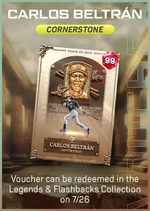 Carlos Beltran Cornerstone Series Voucher