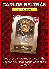 Carlos Beltran Standout Series Voucher