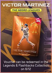Victor Martinez The Negro Leagues Series Voucher