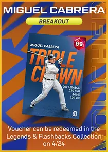Miguel Cabrera Breakout Series Voucher